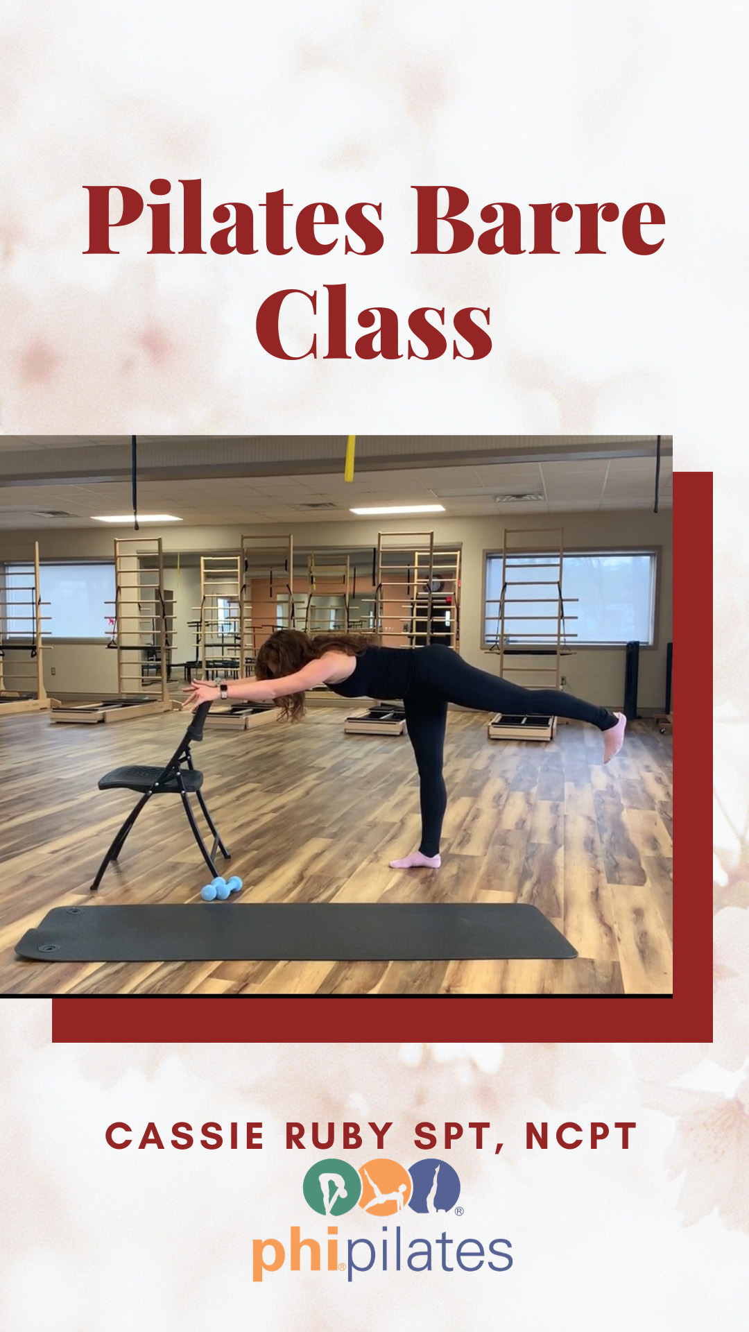 Pilates Barre Workout with Cassie Ruby SPT, NCPT